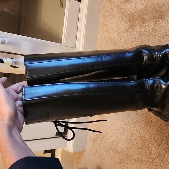 Dr. Martens 20 eyes 9663 Moto Lace-up Boots - Picture 9 of 16